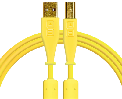 Kabel DJ TechTools USB typ A - USB typ B 1.5 m Żółty (5904161820444)