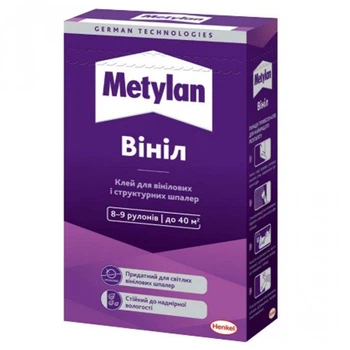 Клей Metylan Вініл для вінілових і структурних шпалер 300 г