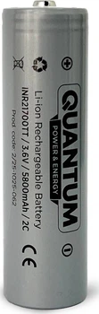 Аккумулятор литий-ионный Quantum INR21700, 5800mAh, 2C, с клеммным выступом, 1 шт/уп plastic case (QM-INR21700TT-5800-PB1)