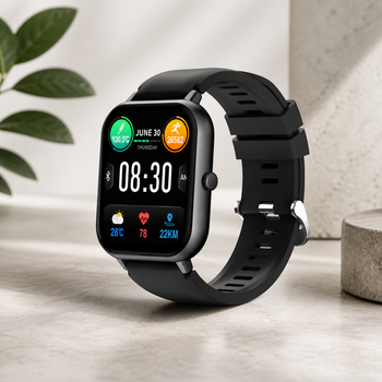 Умные смарт часы Smart Watch 4you JOY экран 1.83" с функцией звонков просмотр уведомлений BLACK