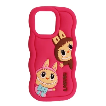 Чохол для iPhone 11 LABUBU Червоний