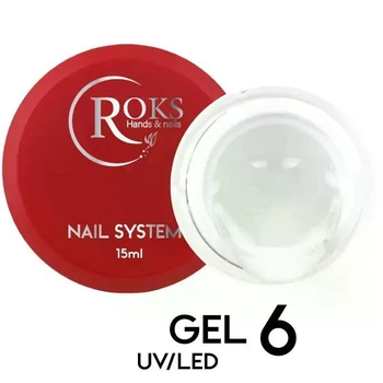 Builder Gel ROKS 15 мл №6 Прозорий