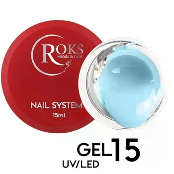 Builder Gel ROKS 15 мл №15 Світлоблакитний