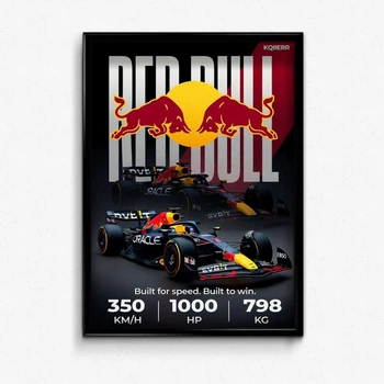 Постер в рамке Red Bull Racing formula 1 А4