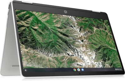 Ноутбук 14" HP Chromebook x360 14a-ca0219ng Intel Celeron N4020 RAM 4GB eMMC 64GB 12час батарея Chrome OS (UKR) - Уценка