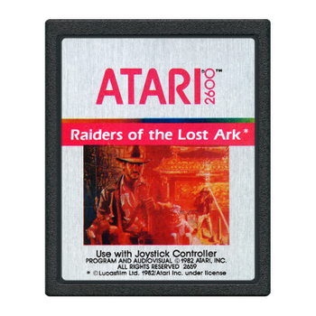 Игра Atari 2600 Indiana Jones Raiders of the Lost Ark Black Б/У