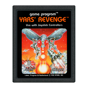 Игра Atari 2600 Yars' Revenge Black Б/У