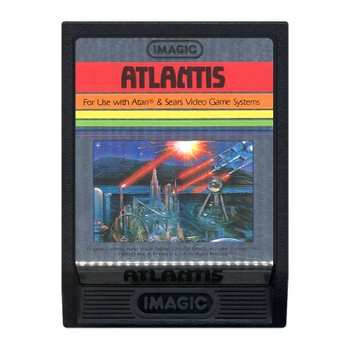 Игра Atari 2600 Atlantis Black Б/У