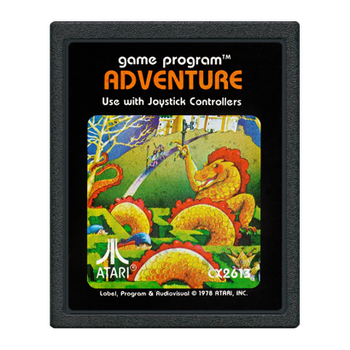 Игра Atari 2600 Adventure Black Б/У