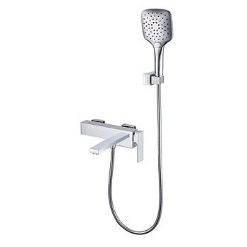 Змішувач для ванни з коротким виливом KOER KB-41039-01 (Колір хром) (KR5996) ( 22094 )