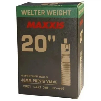 Камера Maxxis Welter Weight 20x1 1/4x1 3/8 Ніпель — Presta 48 mm (1052-EIB00232200)
