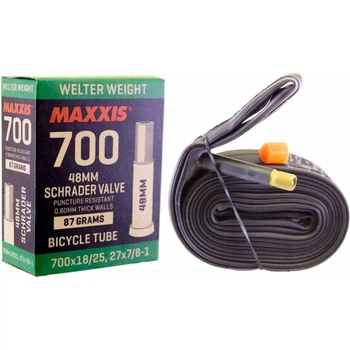 Камера Maxxis Welter Weight 700x18/25 Ніпель Schrader 48 мм (1052-EIB00232700)
