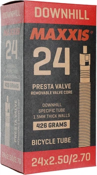 Камера Maxxis Downhill 24x2.5/2.7 Ніпель Presta 48 mm 1.5 mm (1052-EIB00232800)