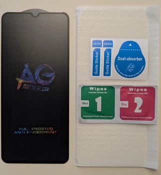 Матовое защитное стекло Glass Full Glue для Samsung Galaxy A15 черный