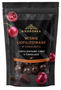 Вишня BIEDRONKA PREMIUM в десертном шоколаде драже 100 г