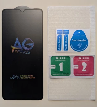 Матовое защитное стекло Glass Full Glue для Samsung Galaxy A07 черный