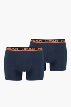 Трусы боксеры, 2 штуки Head 50(L) Синий-Оранжевый (146001)