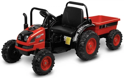 Traktor na akumulator z przyczepą Toyz Hector Red (5908310387055)