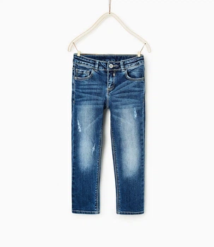 Джинсы Zara Casual Slim для девочки 104 см (4 года) Синие