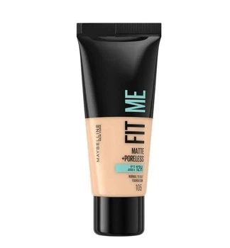 Тональный Крем Для Лица Maybelline New York Fit Me Matte Poreless Foundation 105 Fair Ivory 30 Мл Айвори