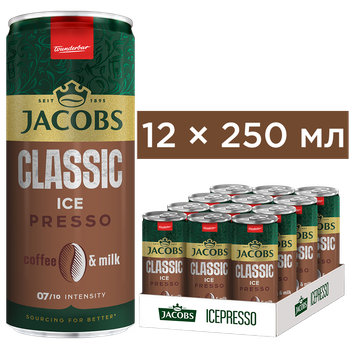 こーへー Упаковка напитка молочного с кофе Jacobs Icepresso 12 шт х 250 мл
