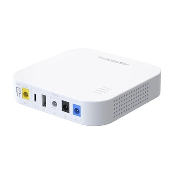 Джерело безперебійного живлення ДБЖ для роутера MARSRIVA KP4 MAX 20000mAh 18W Output DC 12/9/5V USB-A USB-C White (KP4MAX)