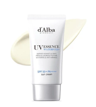 Солнцезащитная увлажняющая эссенция – крем D'alba Waterfull Essence Sun Cream Spf 50+Pa+, 50 мл