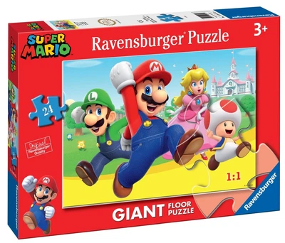 Пазли Ravensburger Giant Floor Супер Маріо – Яка команда! 24 елементи (12004325) (4005555043256)