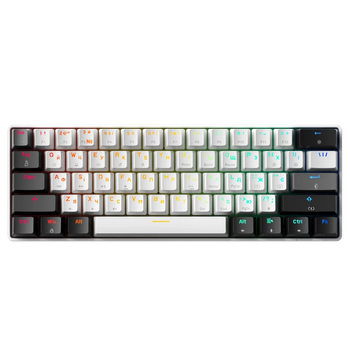 Клавиатура GamePro Genesis Infinity MK130BW Black/White