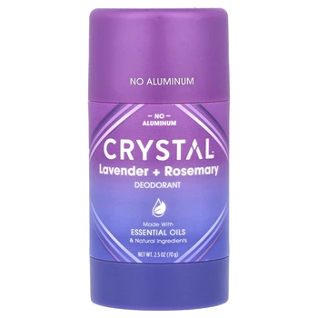 Натуральний дезодорант CRYSTAL Lavender & Rosemary (Лаванда та Розмарин) 70 г магнієвий стік 24 години захисту