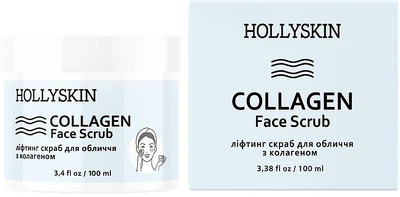 Скраб для лица с коллагеном - Hollyskin Collagen Face Scrub 100ml (1011511-33212)