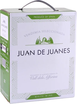 Вино Juan De Juanes біле сухе 3 л 12% (8412276360160)