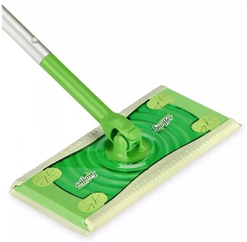 Набір для прибирання підлоги Swiffer (1 швабра, 6 сухих та 3 вологих змінних насадки для підлоги)