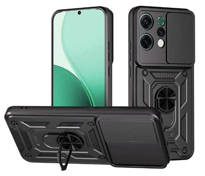 Чохол Camshield з кільцем-підставкою на OPPO Reno 15 FS (5G) / black
