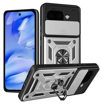 Чохол Camshield з кільцем-підставкою на Google Pixel 10A / silver