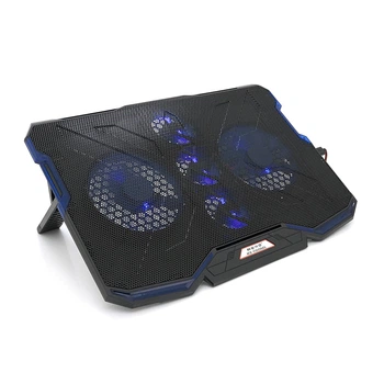 Подставка для ноутбука IceCoorel 10-15.6, 2140mm + 370mm 1400 RPM, 2USB, 410x290x26mm, Blue (A2)