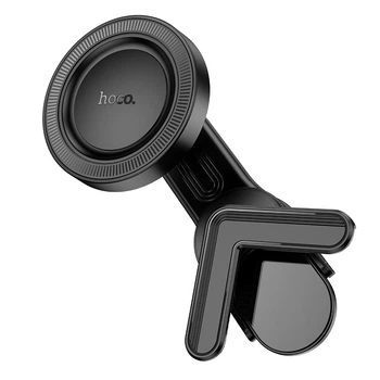 Автотримач для телефону HOCO H57 Show ring magnetic car holder(display) Black (6942007637572)