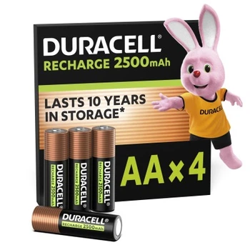 Акумулятор AA 2500mAh DURACELL (4шт/уп)