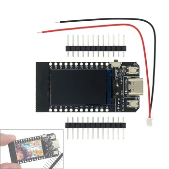 Плата розробника ESP32 з кольоровим IPS дисплеєм 1.14" та контролером заряду