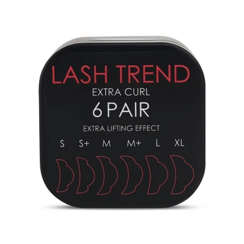 Набор валиков Lash Trend Extra глянцевых, для ламинирования ресниц (6 пар)