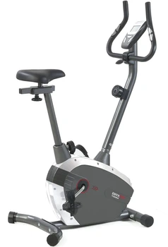 Велотренажер магнитный Toorx Upright Bike домашний 8 уровней нагрузки LCD дисплей сенсор пульса 6 кг маховик 91×56×121 см