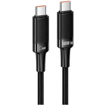Кабель заряджання Hoco U153 Extreme Type-C to Type-C (100W) (1.2М) Турбозарядка для телефону/смартфону/ноутбука Android/Samsung