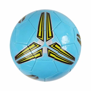 Футбольный мяч №5 — PVC, 260–270 г, C 70160-4, голубой