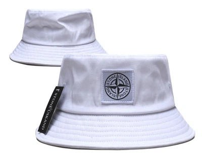 Панама летняя Stone Island (Люкс коттон) Белая