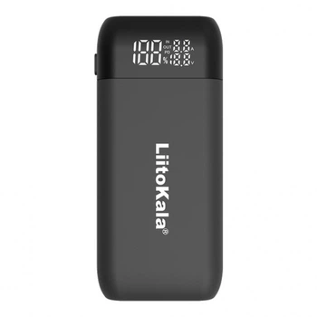 Повербанк-корпус/зарядка Liitokala Lii-MP2, 2x18650-21700, USB-C QC+PD, LCD, Box (Power Bank Case) Тёмно-Серый