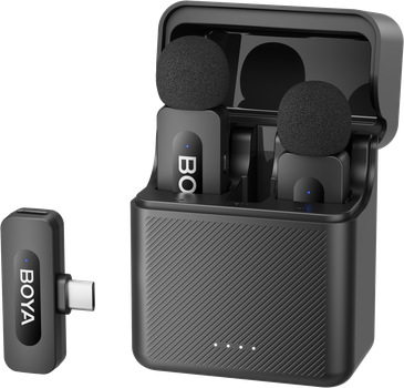 Беспроводной петличный микрофон Boya BY-V30 Type-C Black