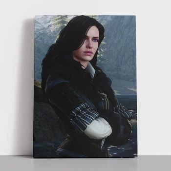 Интерьерная картина Чародейка Йеннифэр, Ведьмак 3, Yennefer, Witcher 3 Wild Hunt, RPG, 42×28 см (id7313)