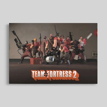 Интерьерная картина Team Fortress 2, TF2, декор комнаты геймера, 28×42 см (id7324)