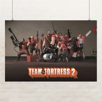 Постер Team Fortress 2, TF2, декор кімнати геймера, A3 28×42 см (id7324)