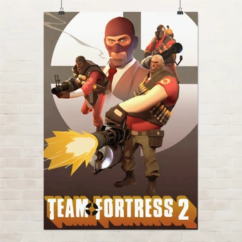 Постер Team Fortress 2, TF2, декор комнаты геймера, A3 42×30 см (id7320)